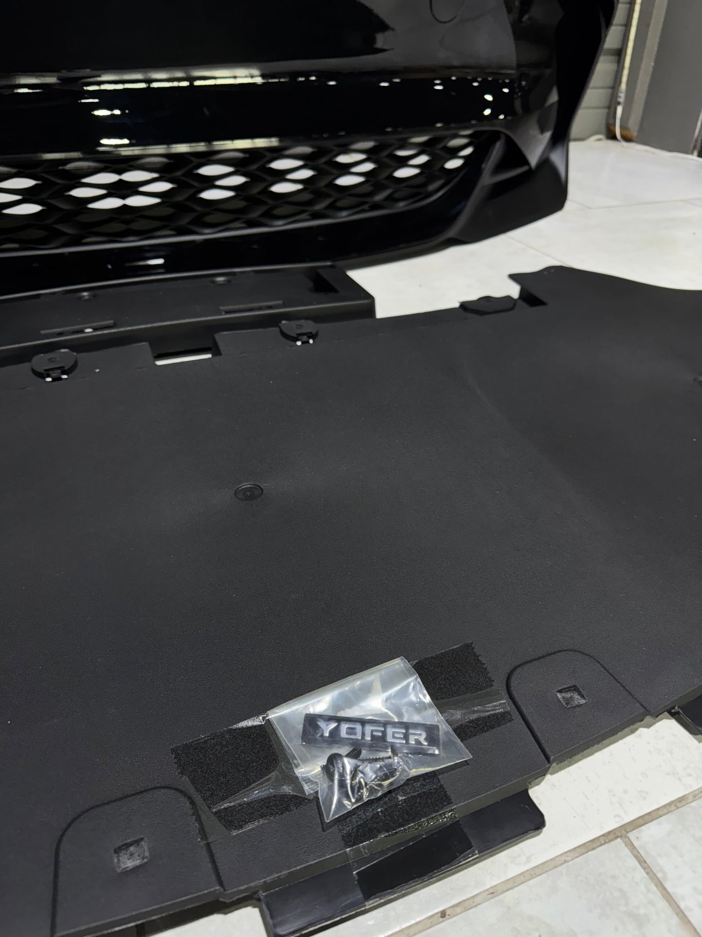 Tesla Model Y / Performance 2021-ON with Aftermarket Parts - Loong Flames Max Front Bumper PP from Yofer.co