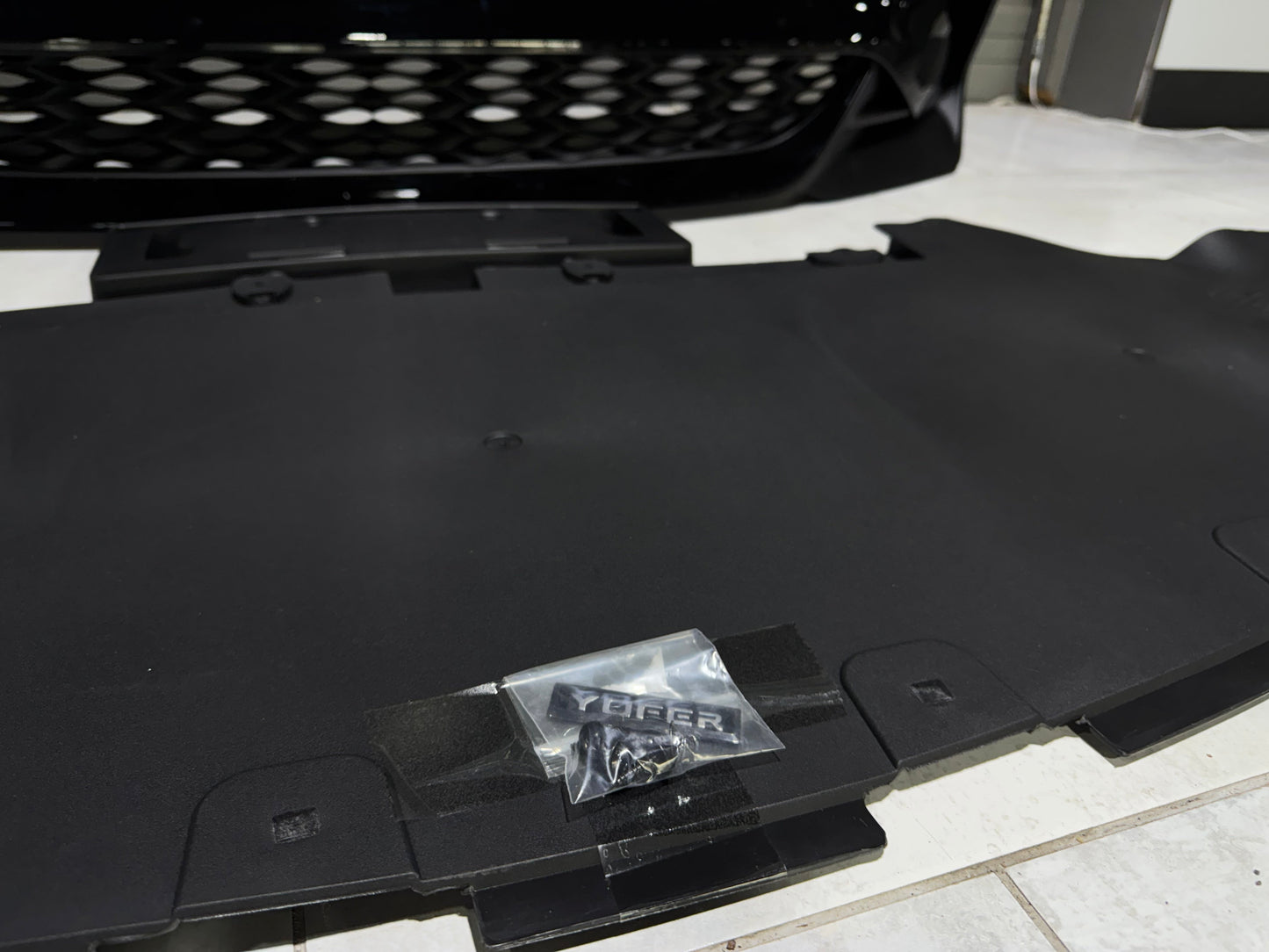 Tesla Model Y / Performance 2021-ON with Aftermarket Parts - Loong Flames Max Front Bumper PP from Yofer.co