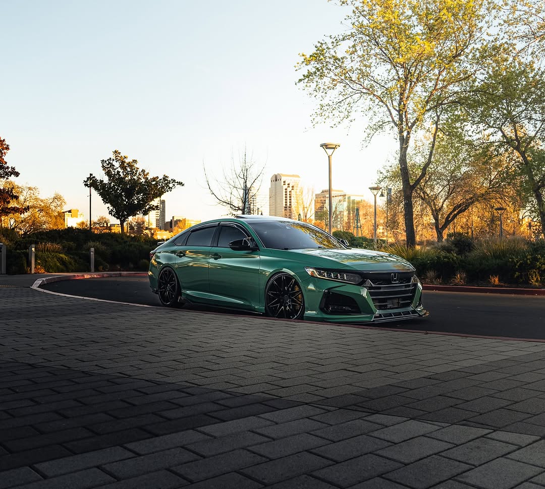 Honda Accord 10th Gen Pre-facelift 2018-2020 with Aftermarket Parts - Front Bumper PP from Yofer.co