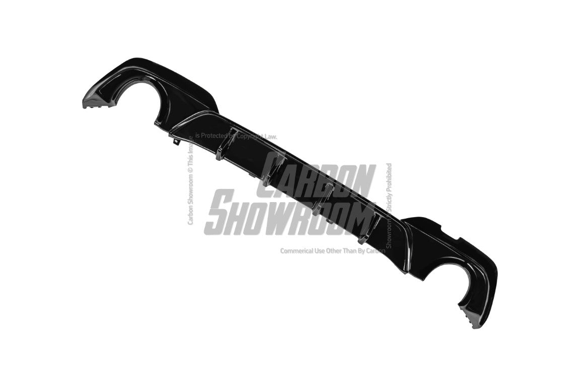BMW 3 Series 330i (With M-Package Bumper, does not fit base model) G20 G21 Pre-LCI 2019 2020 2021 2022 with Aftermarket Parts - V2 Style Rear Diffuser ABS from Yofer.co