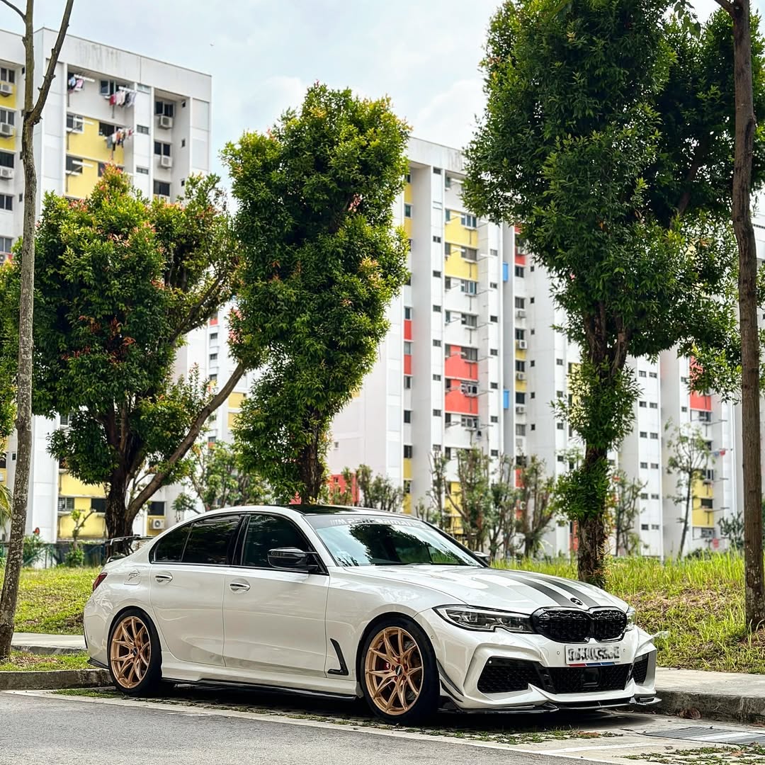 BMW 3 Series M340i 330i G20 G21 Pre-LCI 2019 2010 2021 2022 with Aftermarket Parts - Front Bumper & Lip PP from Yofer.co