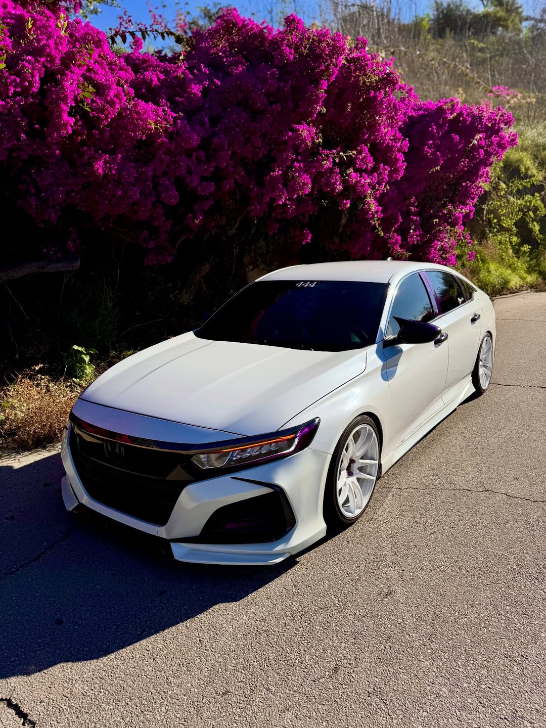 Honda Accord 10th Gen Pre-facelift 2018-2020 with Aftermarket Parts - Front Bumper PP from Yofer.co