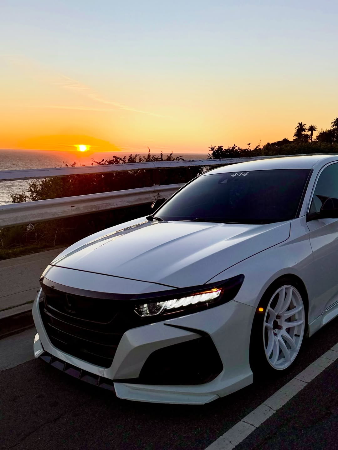 Honda Accord 10th Gen Pre-facelift 2018-2020 with Aftermarket Parts - Front Bumper PP from Yofer.co