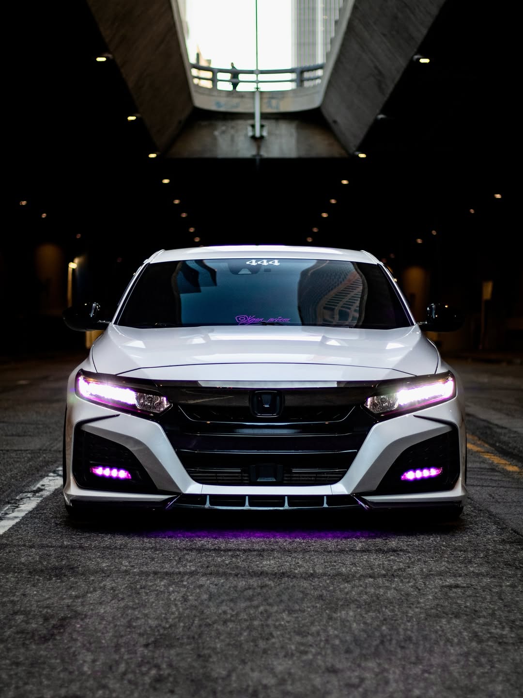 Honda Accord 10th Gen Pre-facelift 2018-2020 with Aftermarket Parts - Front Bumper PP from Yofer.co