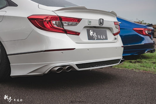 Honda Accord 10th 10.5th Gen 2018-2022 with Aftermarket Parts - V1 Style Rear Spoiler ABS from Yofer.co
