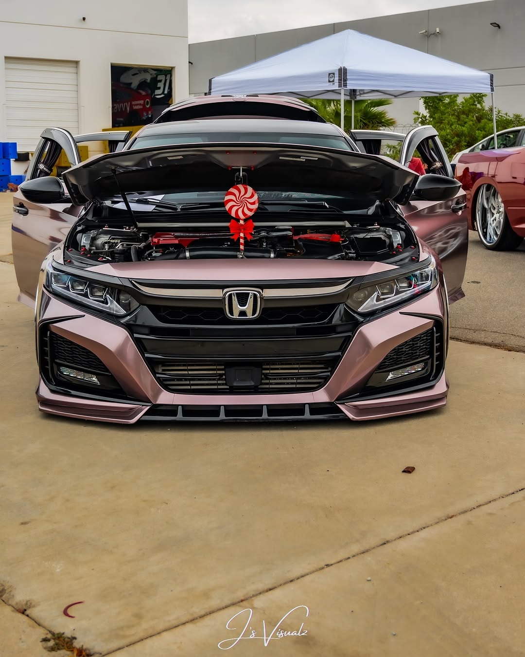 Honda Accord 10th Gen Pre-facelift 2018-2020 with Aftermarket Parts - Front Bumper PP from Yofer.co