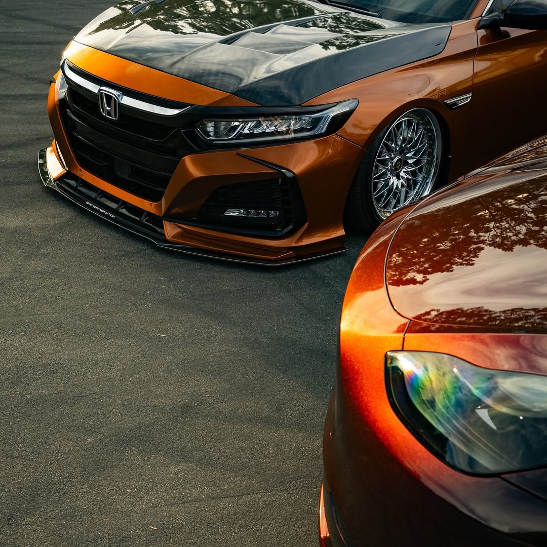 Honda Accord 10th Gen Pre-facelift 2018-2020 with Aftermarket Parts - Front Bumper PP from Yofer.co