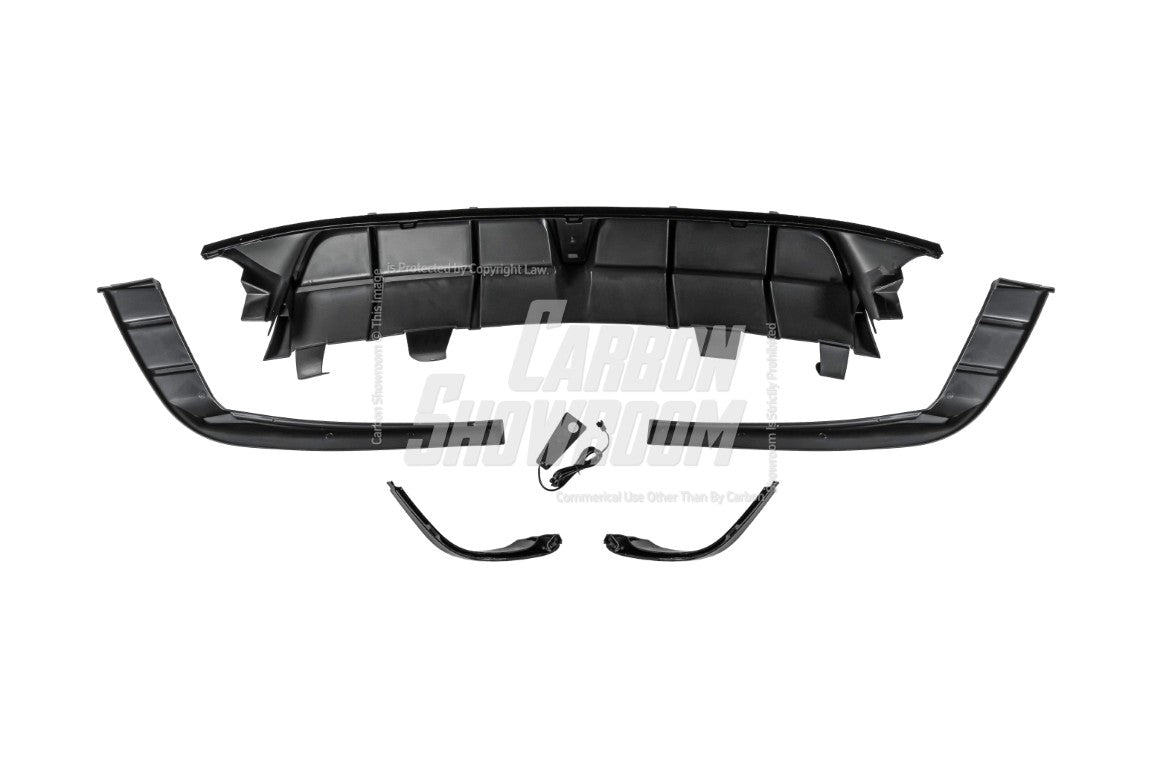 Honda Accord 10th 10.5th Gen 2018-2022 with Aftermarket Parts - V2 Style Rear Diffuser & Rear Canards PP from Yofer.co