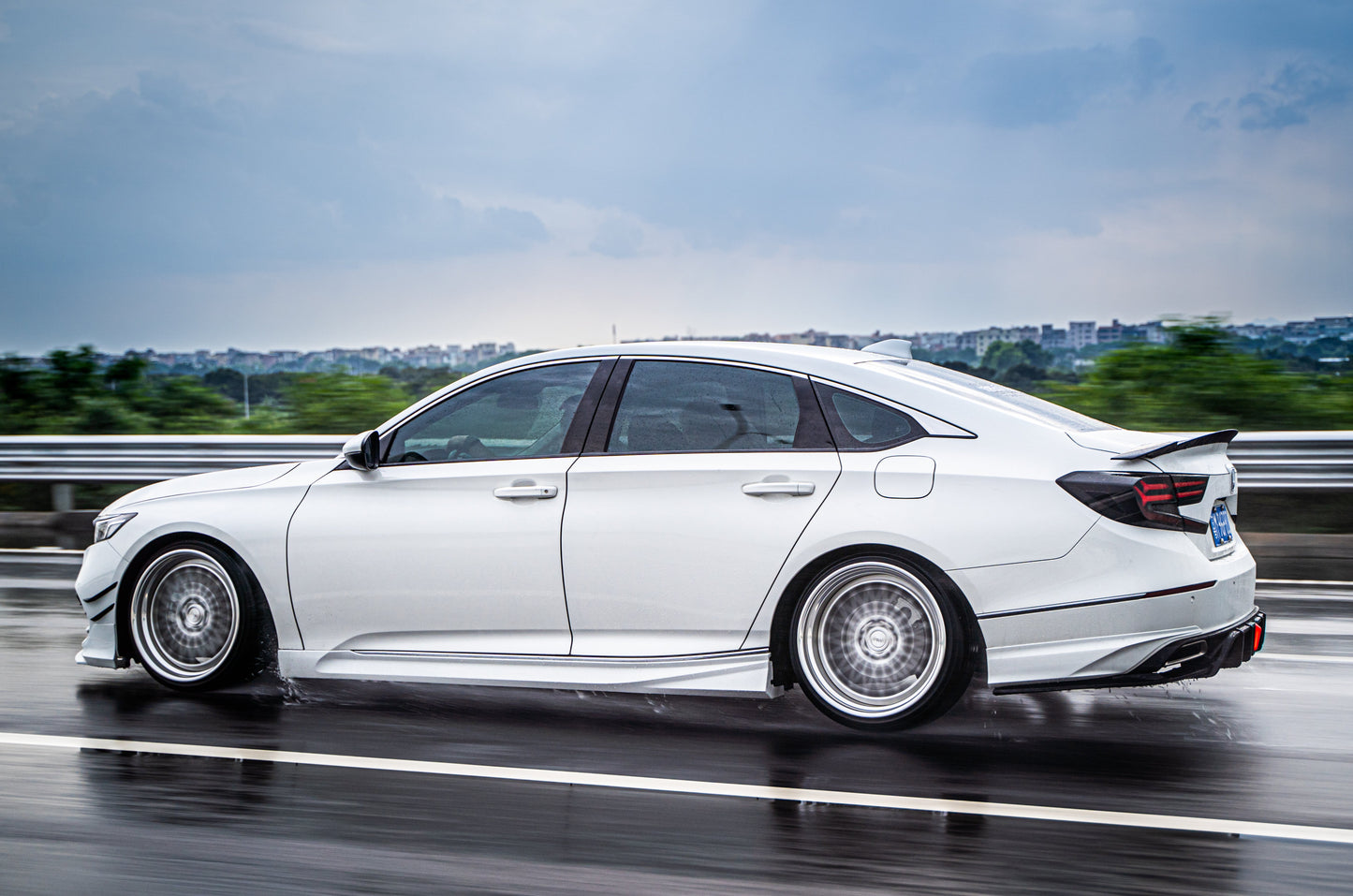 Honda Accord 10th 10.5th Gen 2018-2022 with Aftermarket Parts - Side Skirts PP from Yofer.co