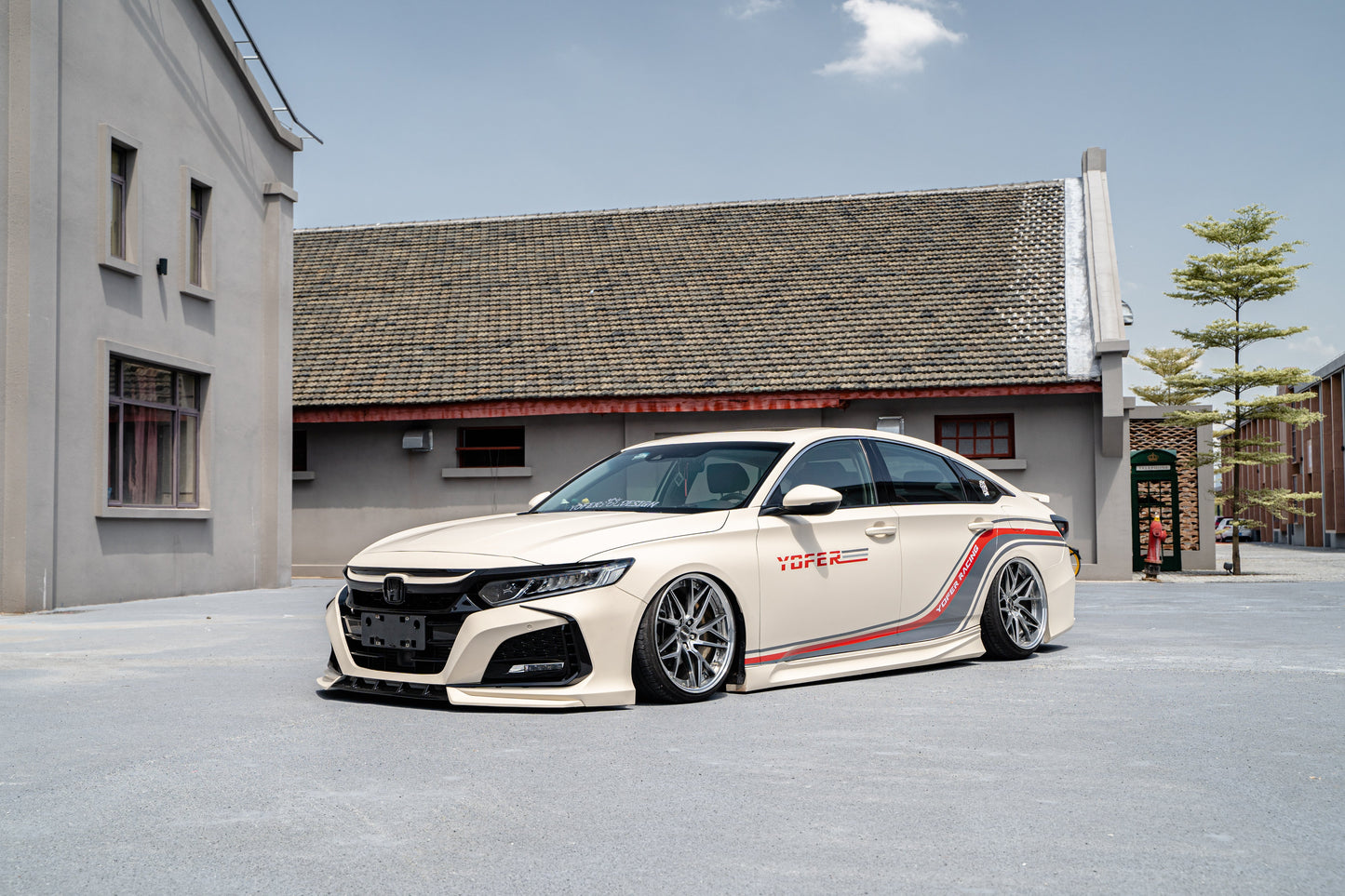 Honda Accord 10th Gen Pre-facelift 2018 2019 2020 with Aftermarket Parts - Package A PP Polypropylene & ABS from Yofer.co