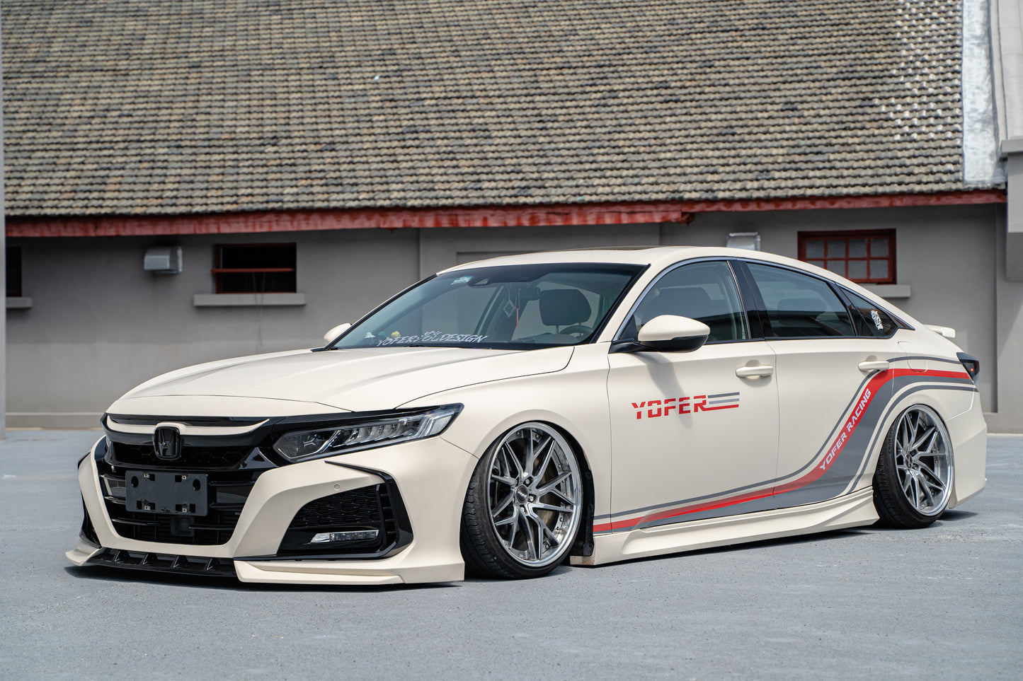 Honda Accord 10th Gen Pre-facelift 2018 2019 2020 with Aftermarket Parts - Package A PP Polypropylene & ABS from Yofer.co
