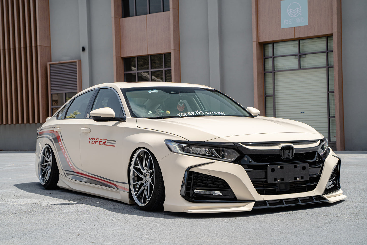 Honda Accord 10th Gen Pre-facelift 2018 2019 2020 with Aftermarket Parts - Package A PP Polypropylene & ABS from Yofer.co