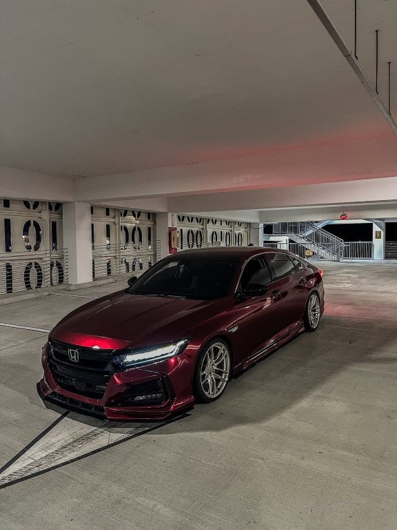 Honda Accord 10th Gen Pre-facelift 2018-2020 with Aftermarket Parts - Front Bumper PP from Yofer.co