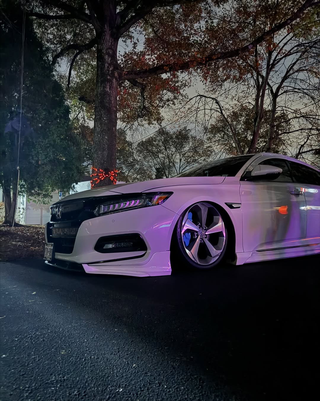 Honda Accord 10th Gen Pre-facelift 2018-2020 with Aftermarket Parts - Front Lip PP from Yofer.co