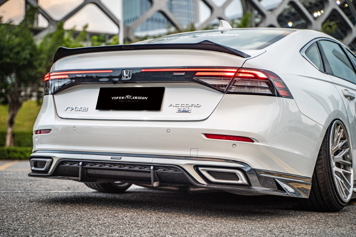 Honda Accord 11th Gen CY1 CY2 2023 2024 with Aftermarket Parts - Rear Diffuser PP from Yofer.co