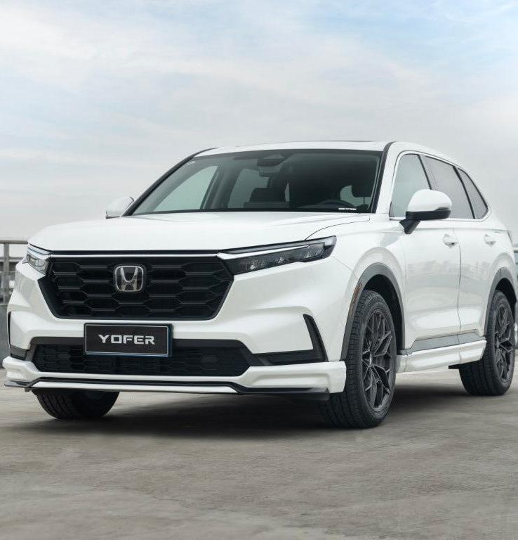 Honda CR-V 6th Gen 2023-ON with Aftermarket Parts - Front Lip Splitter PP from Yofer.co