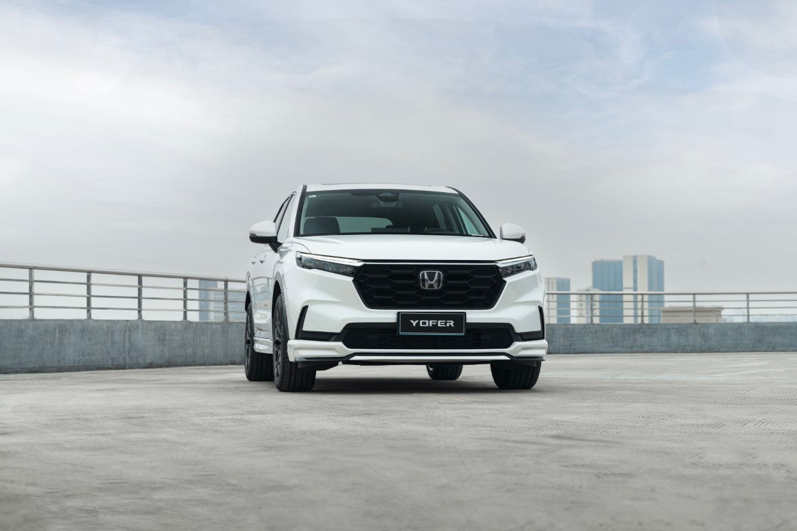 Honda CR-V 6th Gen 2023-ON with Aftermarket Parts - Front Lip Splitter PP from Yofer.co