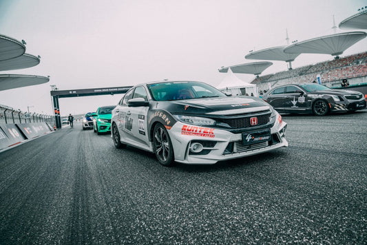 Honda Civic 10th Gen FC1 FC2 FC5 FC6 2016-2021 FC3 FC4 2017-2021 & Civic 10th Gen FK7 2017-2021 with Aftermarket Parts - Front Bumper PP from Yofer.co