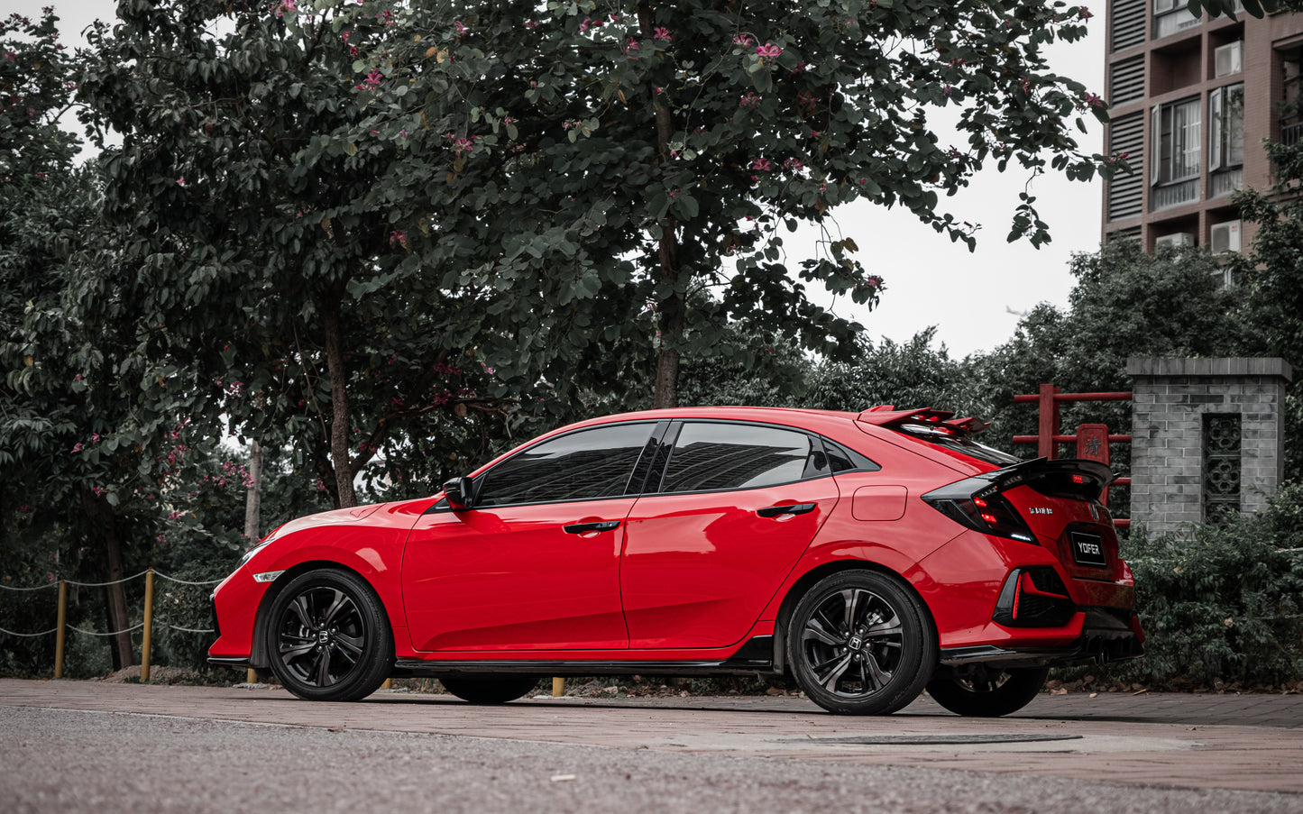 Honda Civic 10th Gen FK7 2017 2018 2019 2020 2021 Hatchback with Aftermarket Parts - Package A ABS from Yofer.co