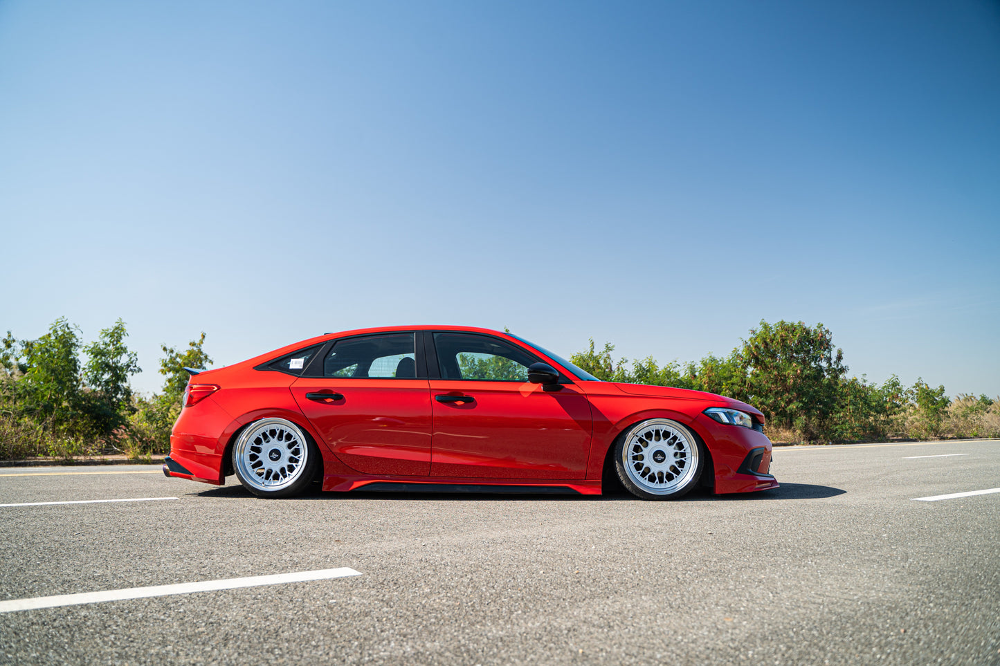 Honda Civic 11th Gen FE1 FE2 FE4 2022-ON Sedan with Aftermarket Parts - Package A PP Polypropylene & ABS from Yofer.co