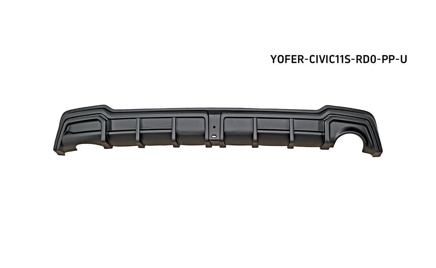 Honda Civic 11th Gen FE1 FE2 FE4 2022-ON with Aftermarket Parts - Rear Diffuser & Canards PP from Yofer.co