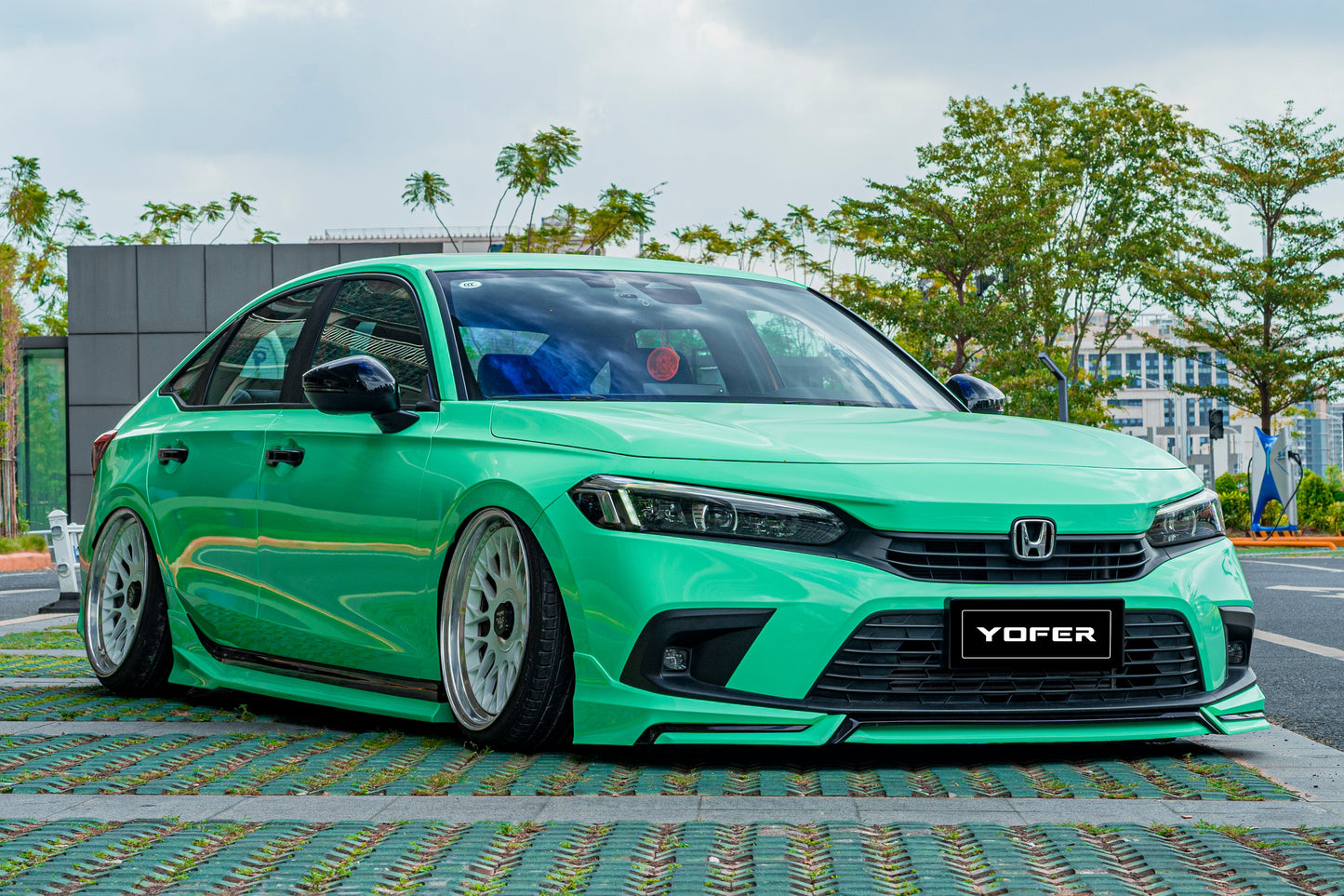Honda Civic 11th Gen FE1 FE2 FE4 2022-ON Sedan with Aftermarket Parts - Package A PP Polypropylene & ABS from Yofer.co