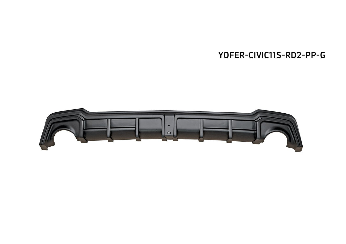 Honda Civic 11th Gen FE1 FE2 FE4 2022-ON with Aftermarket Parts - Rear Diffuser & Canards PP from Yofer.co
