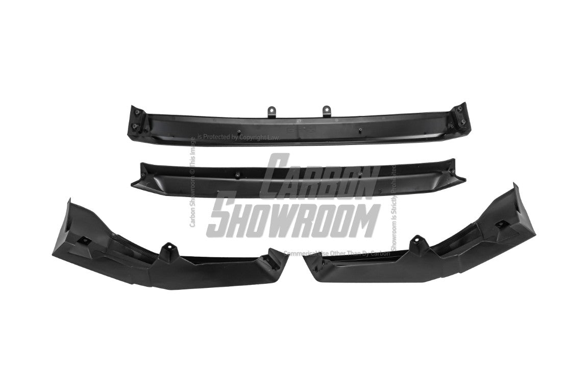 Honda Civic 11th Gen FE1 FE2 FE4 2022 2023 2024 & Civic 11th Gen FL1 FL2 FL4 2022 2023 2024 with Aftermarket Parts - V1 Front Lip Splitter PP from Yofer.co