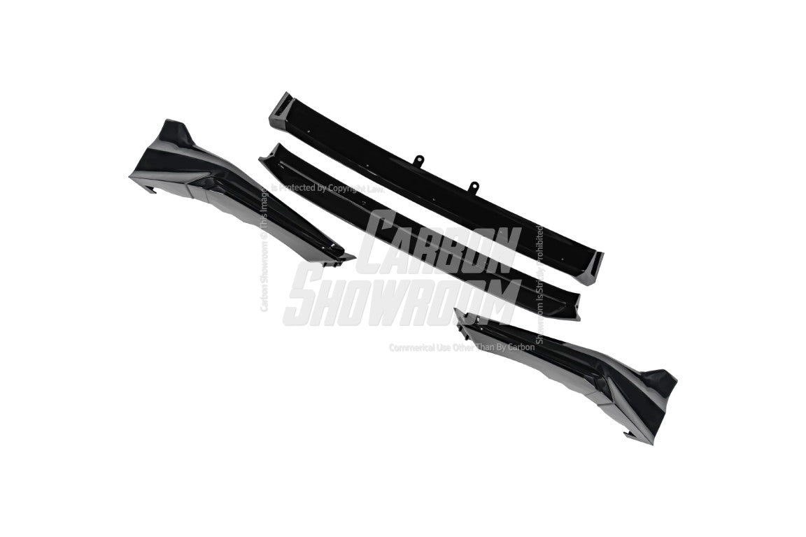Honda Civic 11th Gen FE1 FE2 FE4 2022 2023 2024 & Civic 11th Gen FL1 FL2 FL4 2022 2023 2024 with Aftermarket Parts - V1 Front Lip Splitter PP from Yofer.co