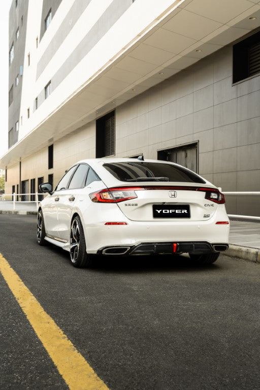 Honda Civic 11th Gen FL1 FL2 FL4 2022-ON Hatchback with Aftermarket Parts - Package A PP Polypropylene from Yofer.co