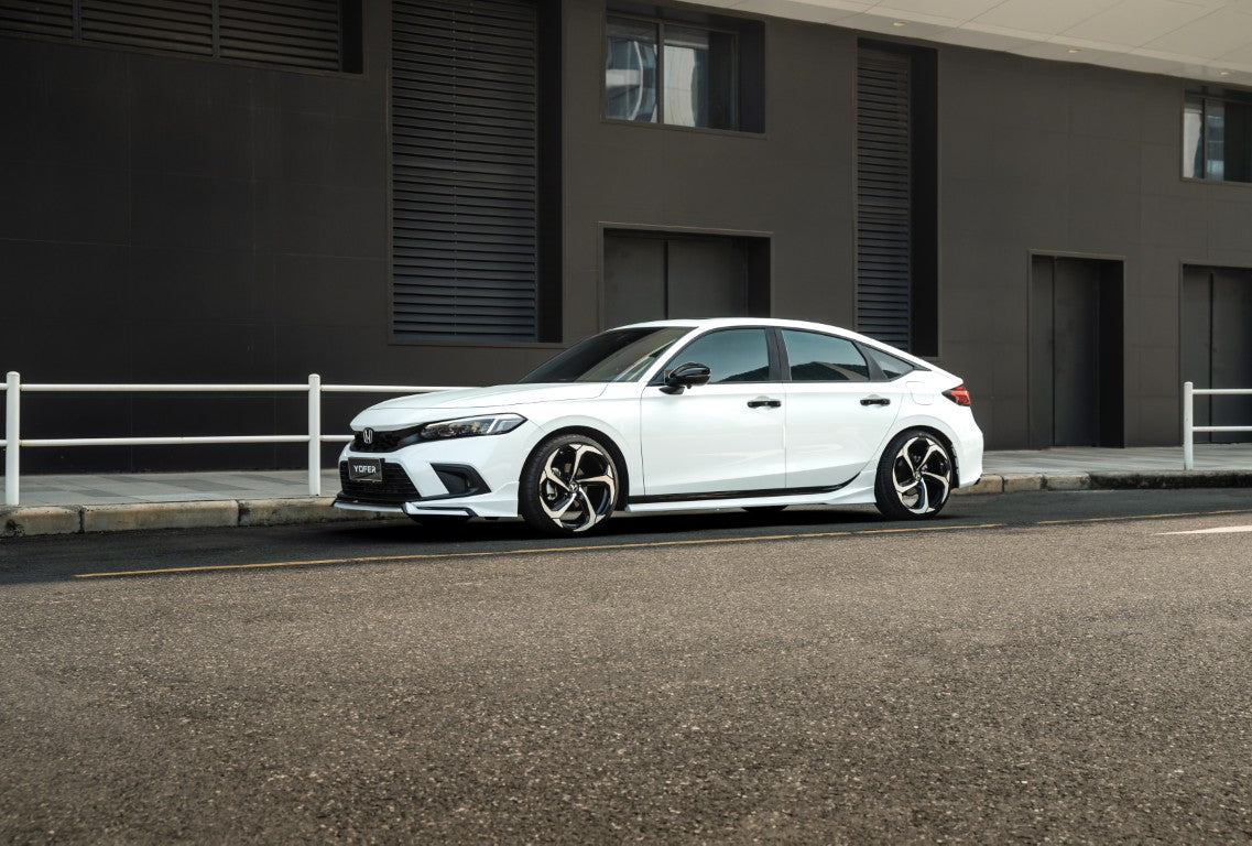 Honda Civic 11th Gen FL1 FL2 FL4 2022-ON Hatchback with Aftermarket Parts - Package A PP Polypropylene from Yofer.co