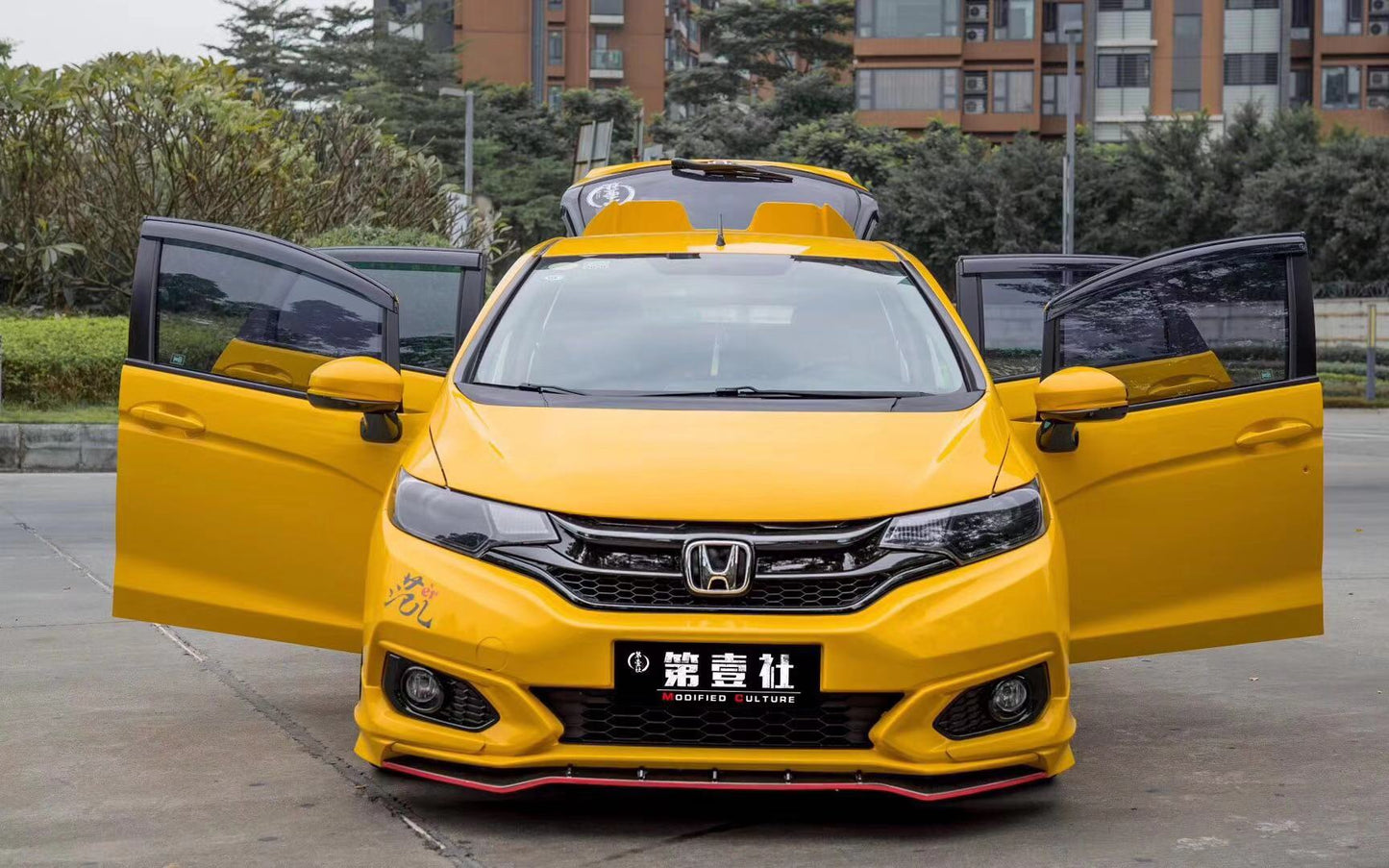 Honda Fit 3rd Gen GK3 GK4 GK5 GK6 GK7 GH7 GP5 GP6 Facelift 2018 2019 2020 with Aftermarket Parts - Full Body Kit PP Polypropylene & ABS from Yofer.co