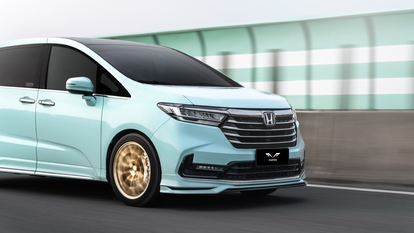 Honda Odyssey EX/EX-L/LX/Sport/Touring/Elite 2021-2024 with Aftermarket Parts - Front Lip PP from Yofer.co