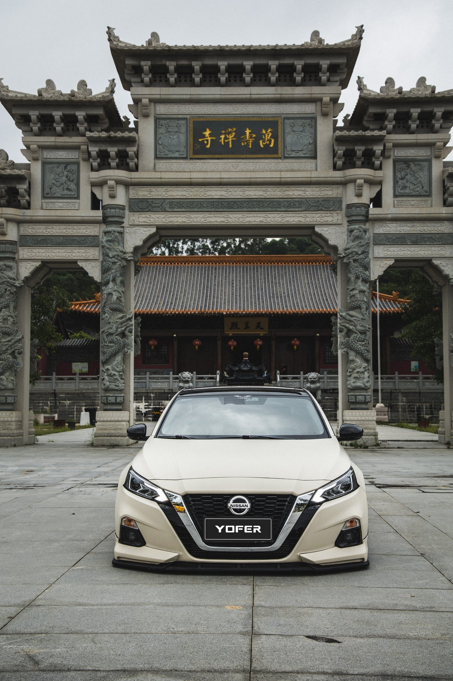 Tesla Nissan Altima L34 2019 2020 2021 2022 with Aftermarket Parts - Full Body Kit ABS from Yofer.co