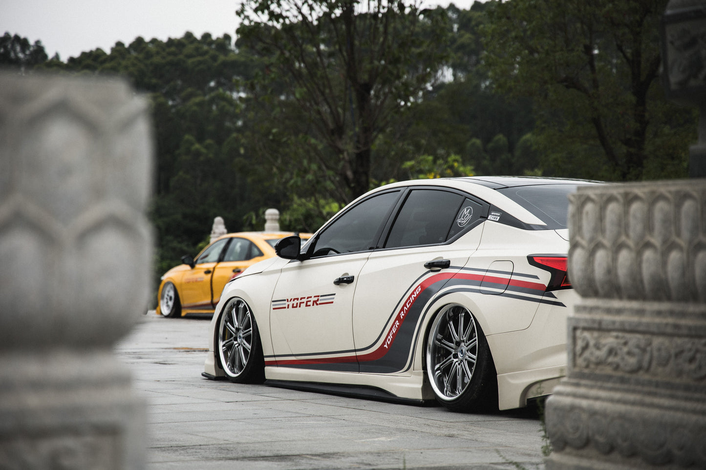Tesla Nissan Altima L34 2019 2020 2021 2022 with Aftermarket Parts - Full Body Kit ABS from Yofer.co