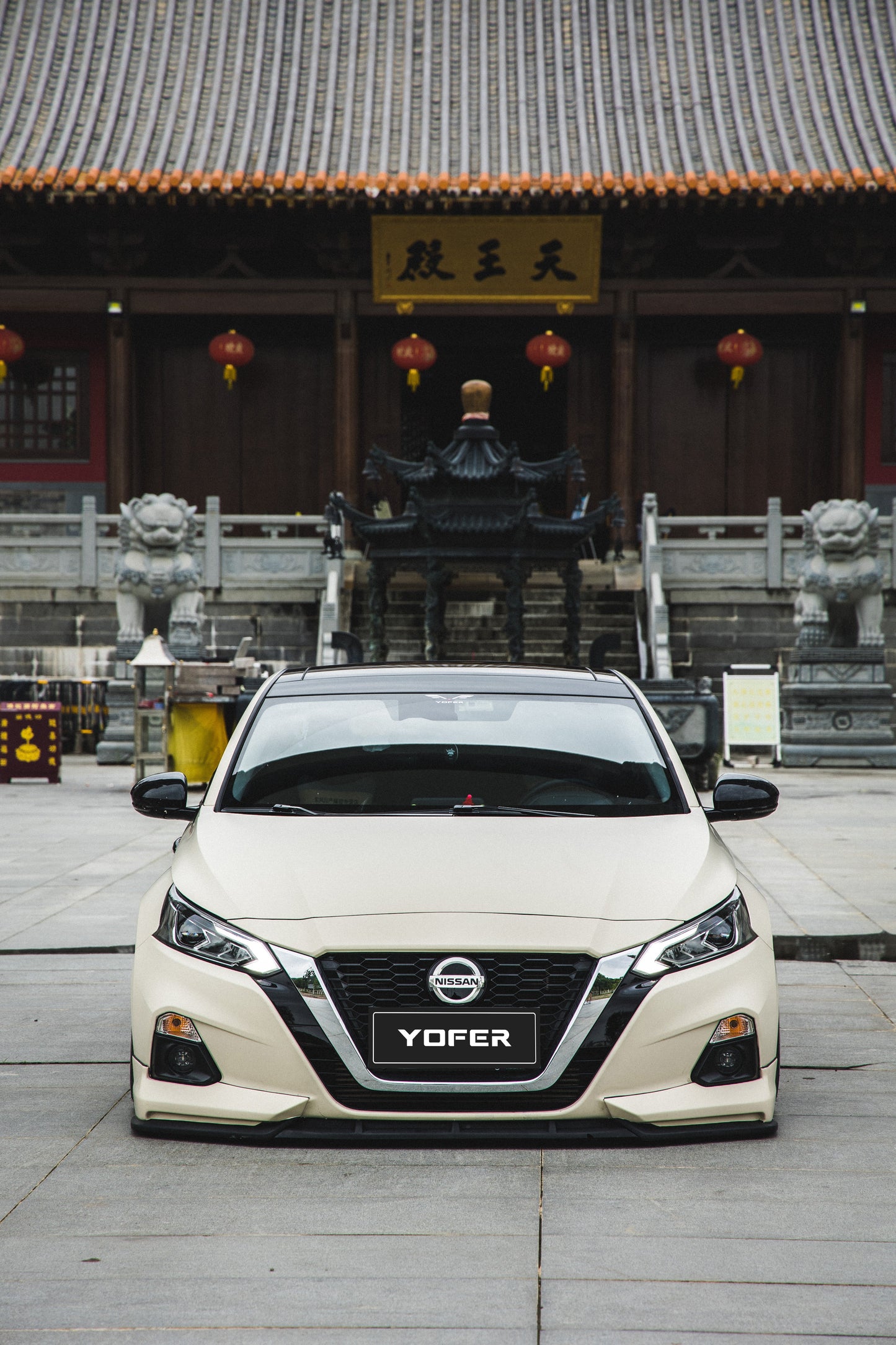 Tesla Nissan Altima L34 2019 2020 2021 2022 with Aftermarket Parts - Full Body Kit ABS from Yofer.co