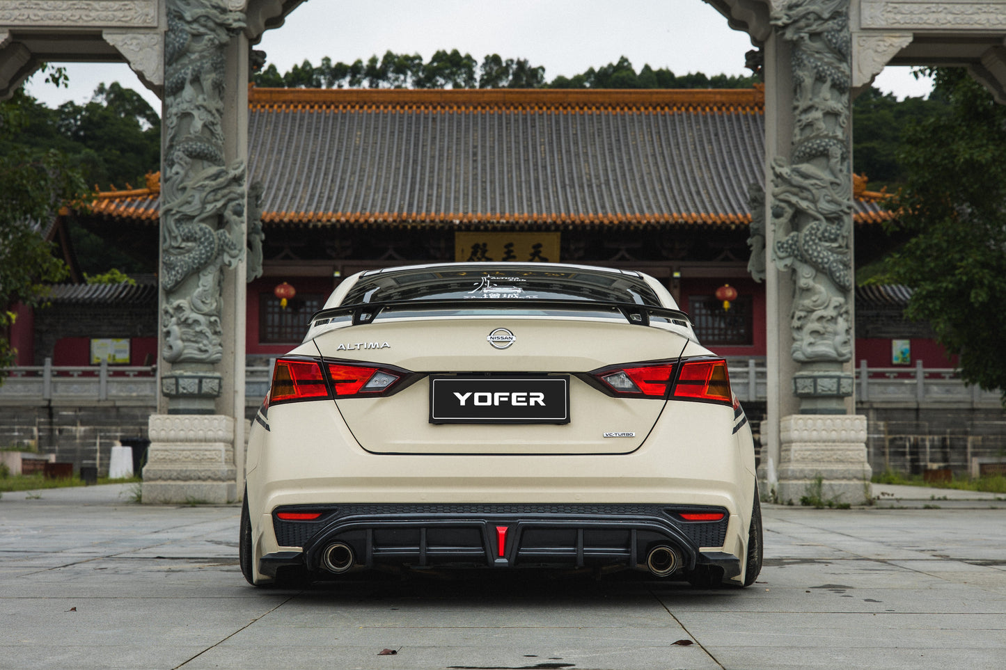 Tesla Nissan Altima L34 2019 2020 2021 2022 with Aftermarket Parts - Full Body Kit ABS from Yofer.co