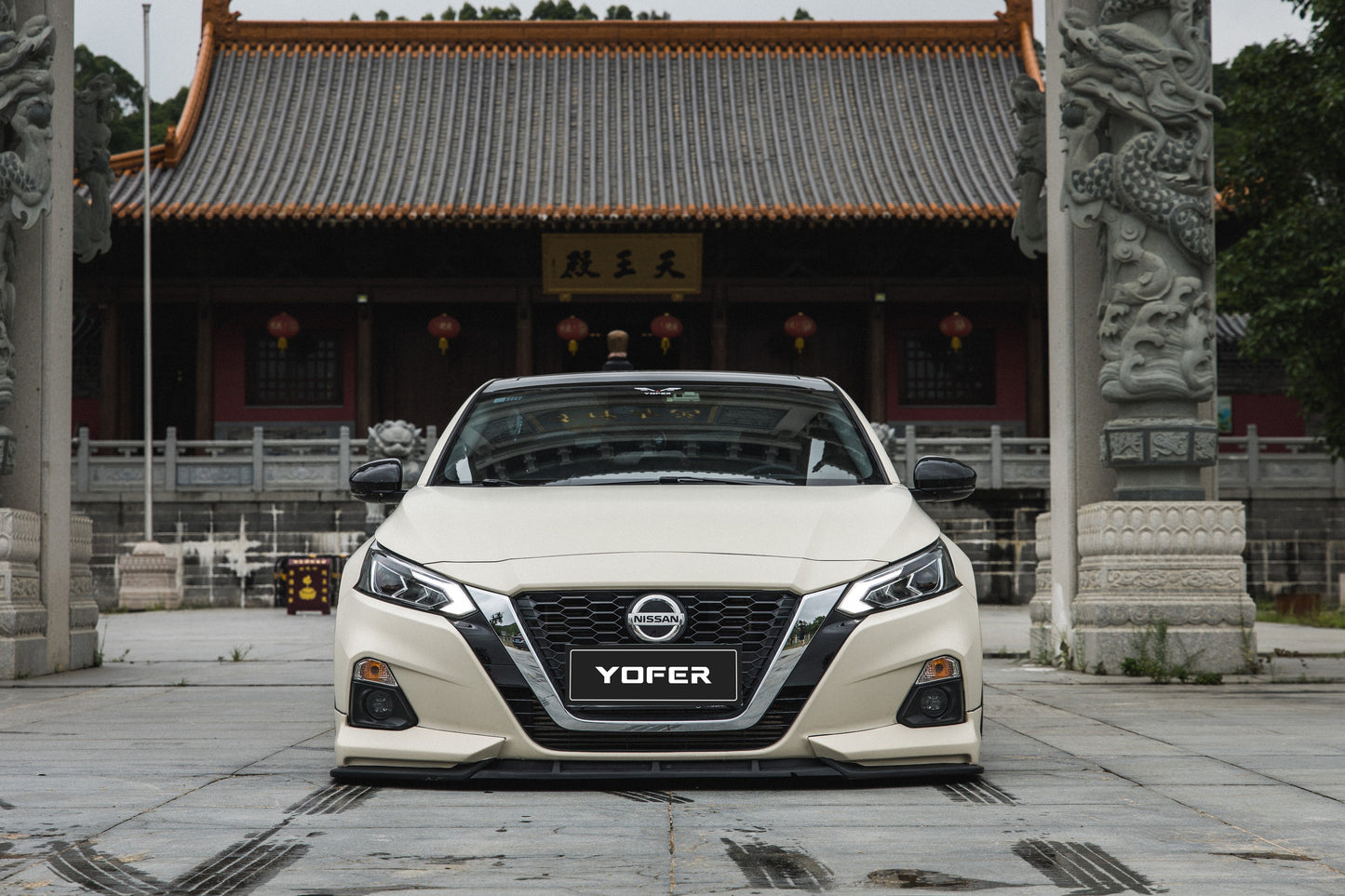 Tesla Nissan Altima L34 2019 2020 2021 2022 with Aftermarket Parts - Full Body Kit ABS from Yofer.co