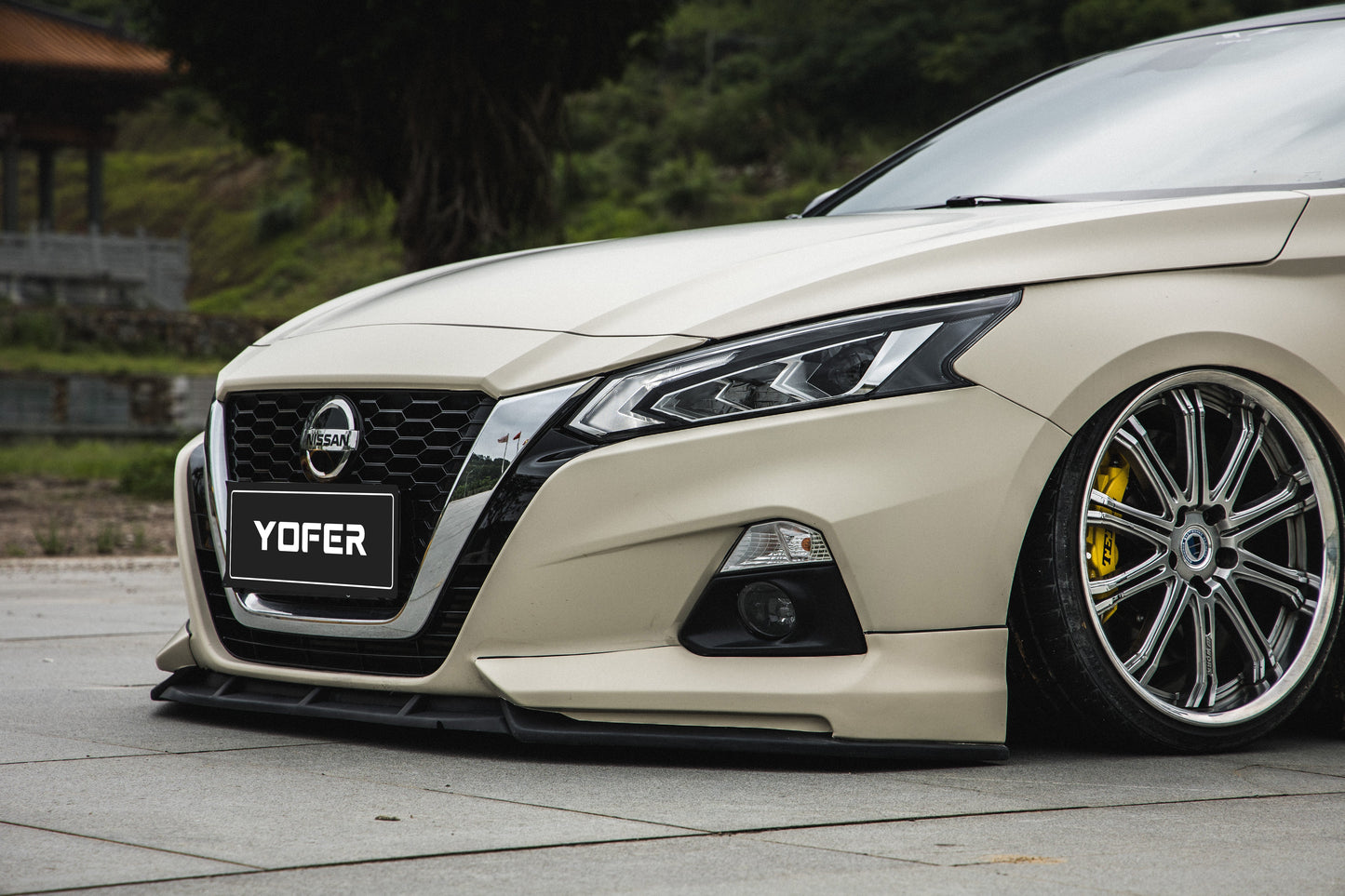 Tesla Nissan Altima L34 2019 2020 2021 2022 with Aftermarket Parts - Full Body Kit ABS from Yofer.co