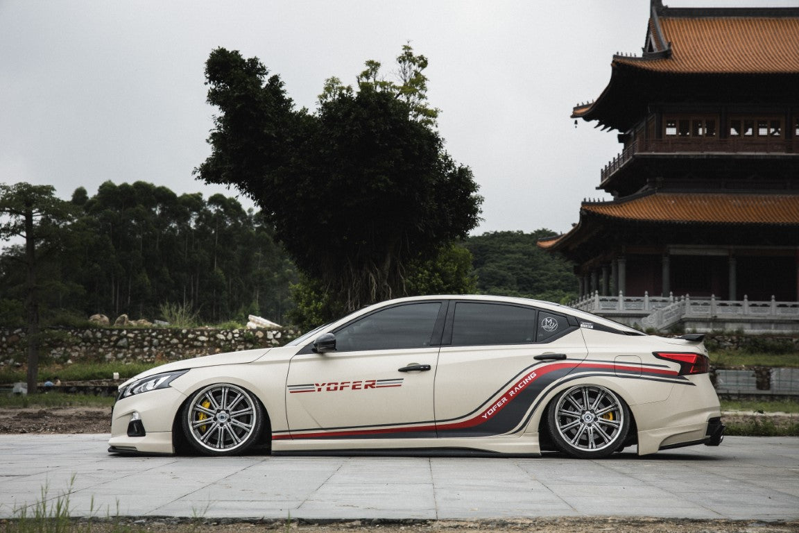 Nissan Altima L34 2019-2022 with Aftermarket Parts - Rear Spoiler PP from Yofer.co
