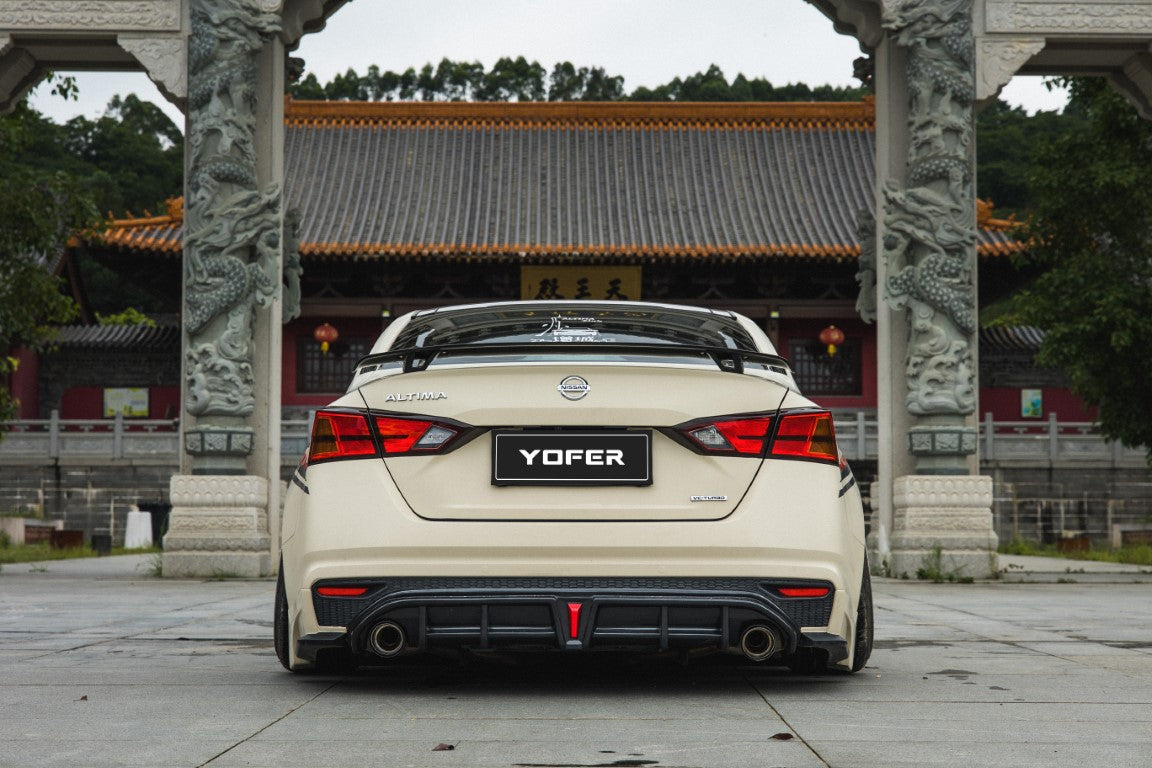 Nissan Altima L34 2019-2022 with Aftermarket Parts - Rear Spoiler PP from Yofer.co