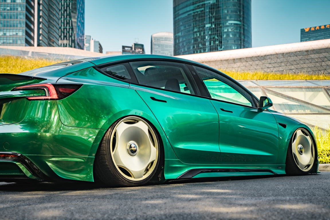 Tesla Model 3 Highland / Performance 2024-ON with Aftermarket Parts - Side Skirts ABS+PP from Yofer.co