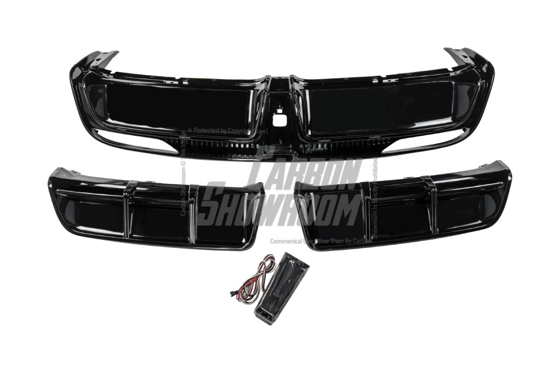 Tesla Model 3 Highland / Performance 2024 with Aftermarket Parts - V1 Sports Rear Diffuser & Canards PP from Yofer.co