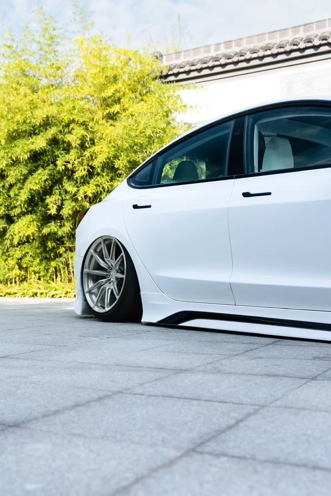 Tesla Model 3 Highland / Performance 2024 with Aftermarket Parts - Side Skirts ABS+PP from Yofer.co
