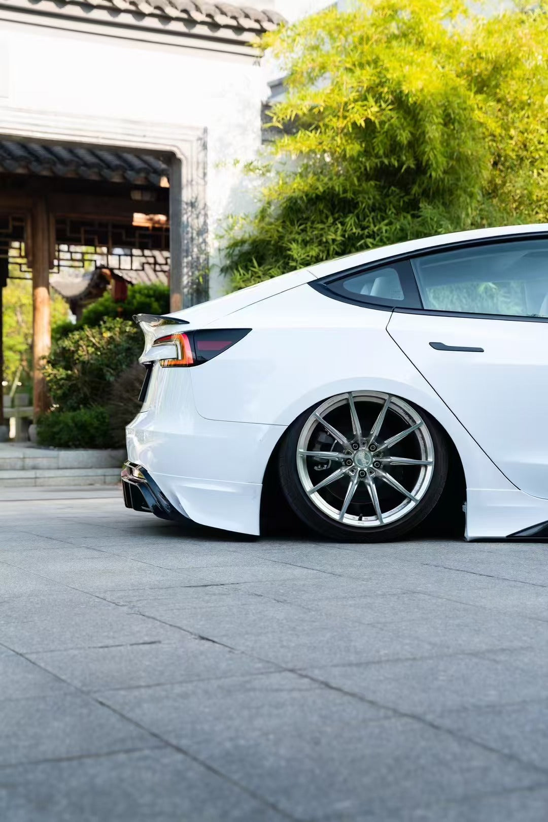 Tesla Model 3 Highland / Performance 2024 with Aftermarket Parts - Rear Spoiler Pre-preg Carbon Fiber / ABS from Yofer.co