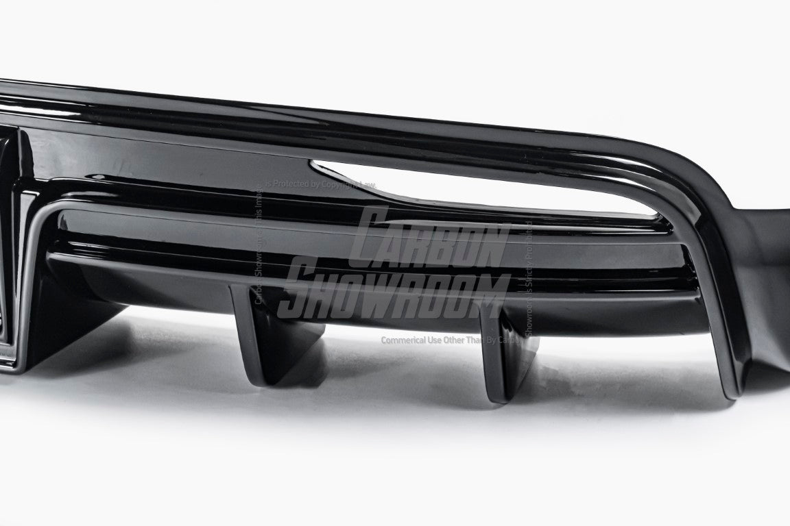 Tesla Model X Performance / Plaid / Standard Range / P100D / P90D / Long Range Plus / Base / 100D / 90D / 75D / 70D 2016-ON with Aftermarket Parts - Rear Diffuser PP from Yofer.co