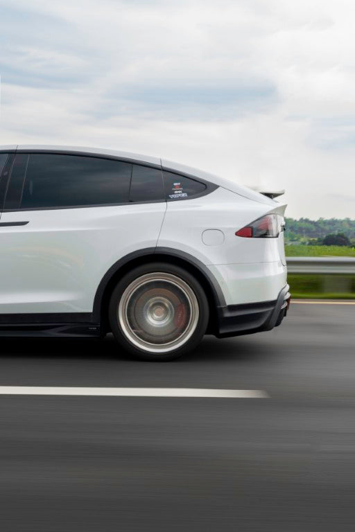 Tesla Model X Performance / Standard Range / P100D / P90D / Long Range Plus / 100D / 90D / 75D / 70D 2016 2017 2018 2019 2020 2021 with Aftermarket Parts - Side Skirts PP from Yofer.co