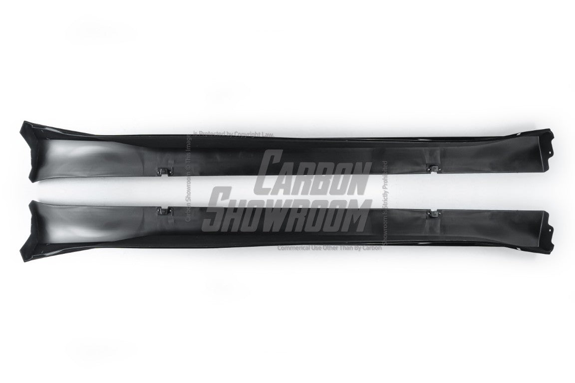 Tesla Model Y Juniper 2026-ON with Aftermarket Parts - Loong Flames Side Skirts PP Polypropylene from Yofer.co