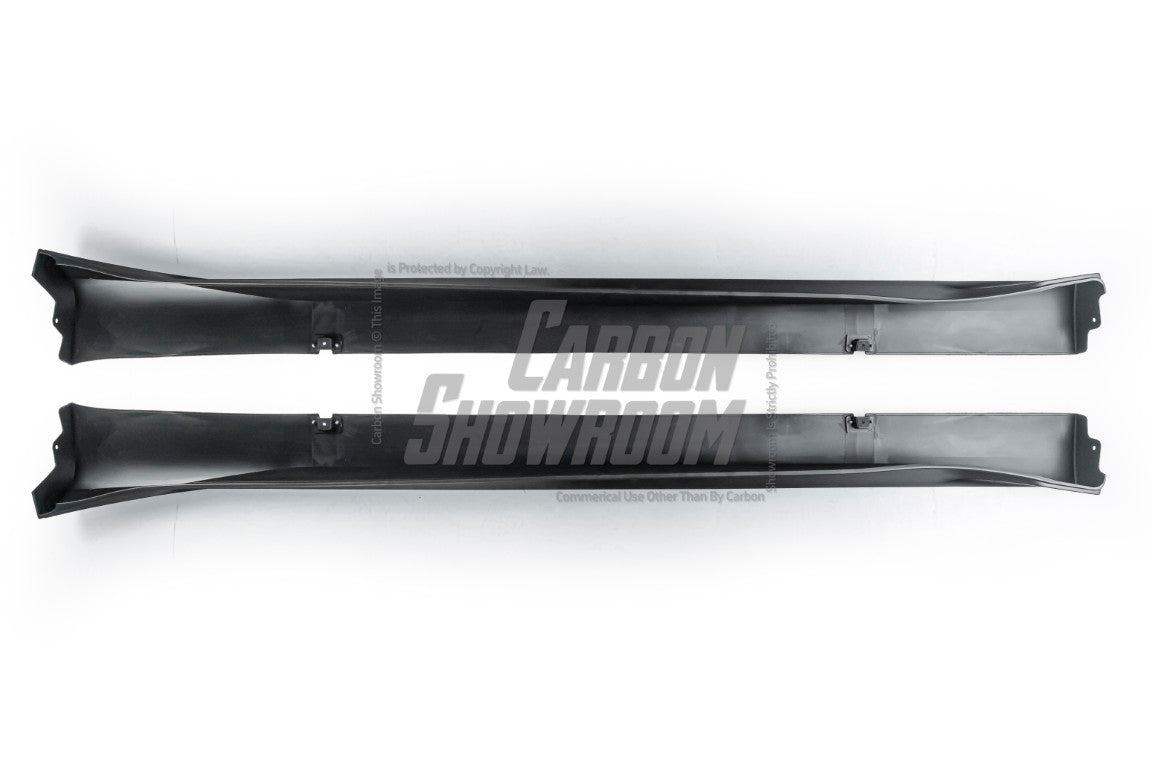 Tesla Model Y Juniper 2026-ON with Aftermarket Parts - Loong Flames Side Skirts PP Polypropylene from Yofer.co