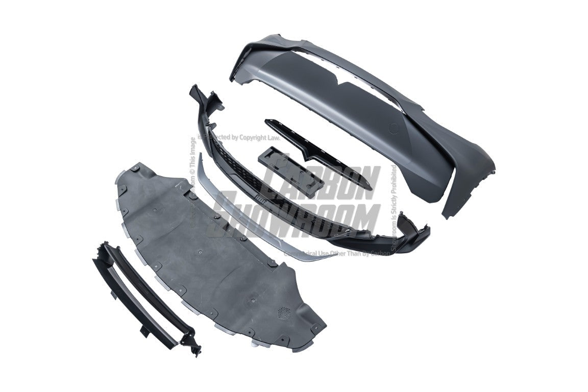 Tesla Model Y / Performance 2021-ON with Aftermarket Parts - Loong Flames Max Front Bumper PP from Yofer.co